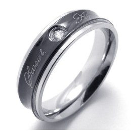 Weelderig Ontwerp, Delicate Kleuren, Stabiele Kwaliteit Titanium Ring