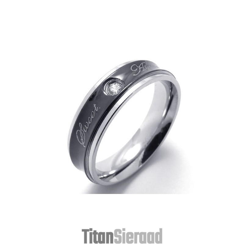 Weelderig Ontwerp, Delicate Kleuren, Stabiele Kwaliteit Titanium Ring Weelderig Ontwerp, Delicate Kleuren, Stabiele Kwaliteit Titanium Ring
