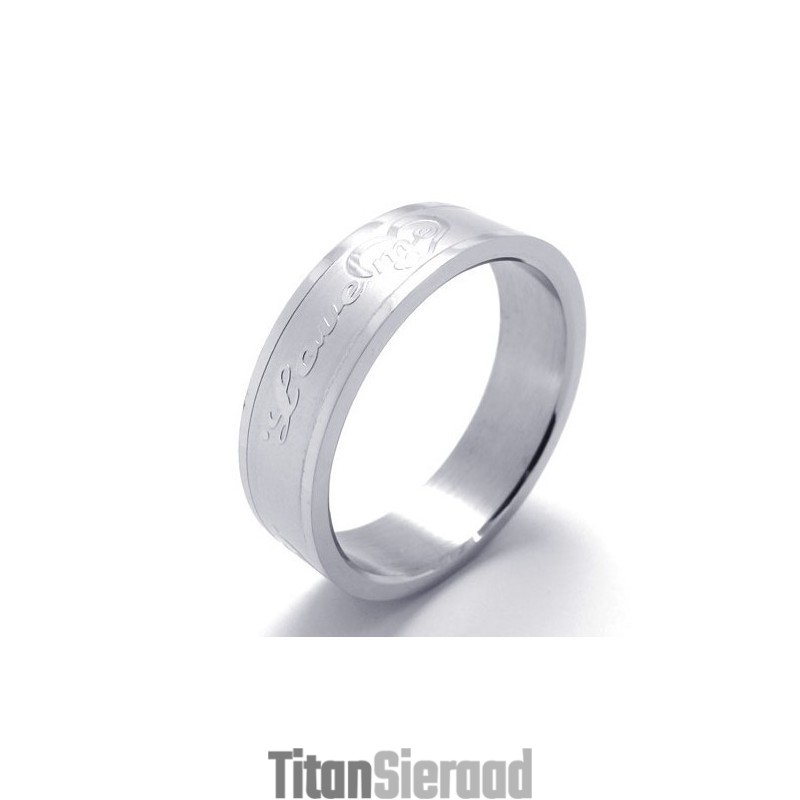 Fijn Bewerkte Kleurbriljantie, Hoogwaardige Titanium Ring Fijn Bewerkte Kleurbriljantie, Hoogwaardige Titanium Ring