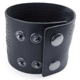 Deft Design Delicate Kleuren Uitstekende Kwaliteit Titanium Leren Bangle