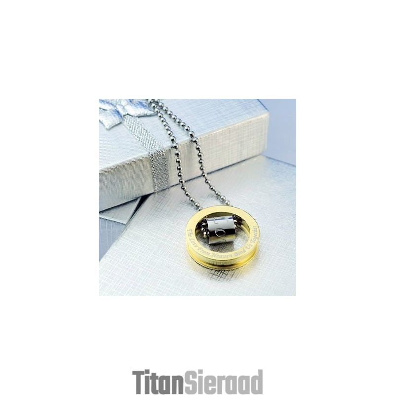 Modecadeaus Voor Je Vriend: Titanium Ketting Met Hanger Voor Heren Modecadeaus Voor Je Vriend: Titanium Ketting Met Hanger Voor Heren