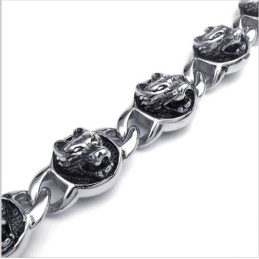 Weelderig Ontwerp, Schitterende Kleuren, Hoogwaardige Titanium Armband