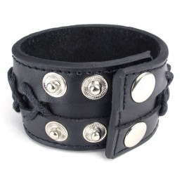 Vakkundige Vervaardiging Delicate Kleuren Betrouwbare Kwaliteit Titanium Leren Armband