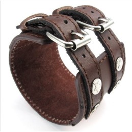 Behendig Ontwerp, Prachtige Kleuren, Betrouwbare Kwaliteit Titanium Leren Armband