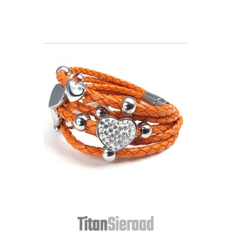 Prachtig Ontwerp, Mooie Kleuren, Betrouwbare Kwaliteit, Roestvrijstalen Leren Armband Prachtig Ontwerp, Mooie Kleuren, Betrouwbare Kwaliteit, Roestvrijstalen Leren Armband