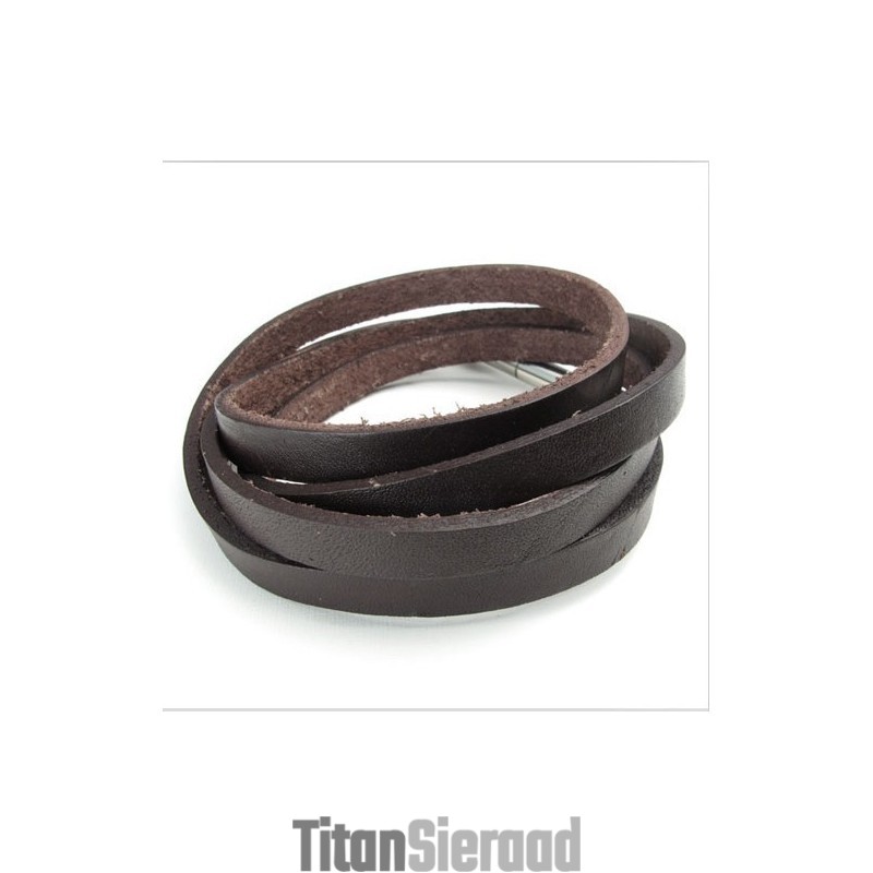 Behendig Ontwerp, Delicate Kleuren, Betrouwbare Kwaliteit Titanium Leren Armband