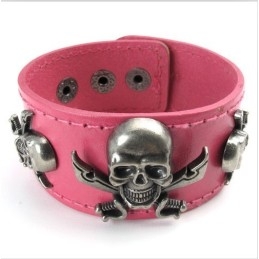 Aantrekkelijk Ontwerp, Prachtige Kleuren, Uitstekende Kwaliteit Titanium Leren Armband