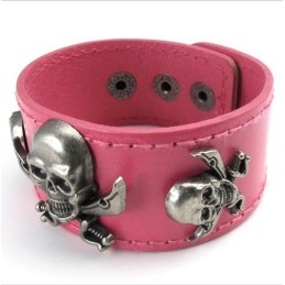Aantrekkelijk Ontwerp, Prachtige Kleuren, Uitstekende Kwaliteit Titanium Leren Armband