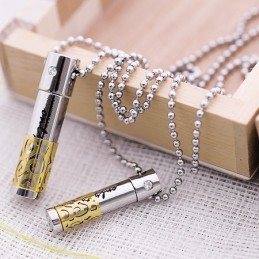 Mode Gele Sweetheart Lovers Titanium Ketting Hanger