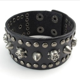 Geavanceerde Technologie, Delicate Kleuren, Uitstekende Kwaliteit Titanium Leren Armband