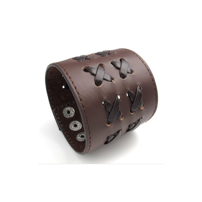 Fijn Bewerkte, Delicate Kleuren, Betrouwbare Kwaliteit Titanium Leren Armband Fijn Bewerkte, Delicate Kleuren, Betrouwbare Kwaliteit Titanium Leren Armband