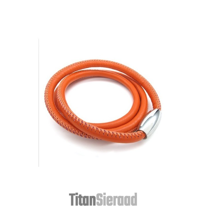 Deft Design Delicate Kleuren Uitstekende Kwaliteit Titanium Leren Ketting