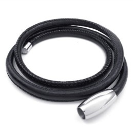 Deft Design Delicate Kleuren Uitstekende Kwaliteit Titanium Leren Ketting