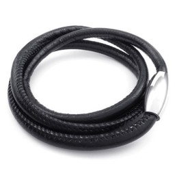 Deft Design Delicate Kleuren Uitstekende Kwaliteit Titanium Leren Ketting