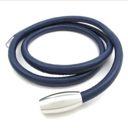 Deft Design Delicate Kleuren Uitstekende Kwaliteit Titanium Leren Ketting