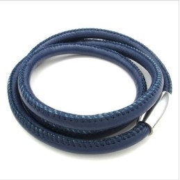 Deft Design Delicate Kleuren Uitstekende Kwaliteit Titanium Leren Ketting