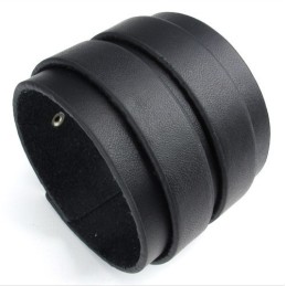 Vakkundige Vervaardiging Delicate Kleuren Betrouwbare Kwaliteit Titanium Leren Armband