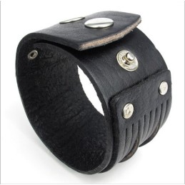 Vakkundige Vervaardiging Delicate Kleuren Betrouwbare Kwaliteit Titanium Leren Armband