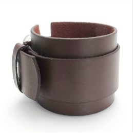 Vakkundige Vervaardiging Delicate Kleuren Betrouwbare Kwaliteit Titanium Leren Armband