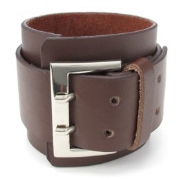 Vakkundige Vervaardiging Delicate Kleuren Betrouwbare Kwaliteit Titanium Leren Armband