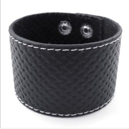 Vakkundige Vervaardiging Delicate Kleuren Betrouwbare Kwaliteit Titanium Leren Armband