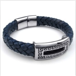 Behendig Ontwerp, Delicate Kleuren, Betrouwbare Kwaliteit Titanium Leren Armband