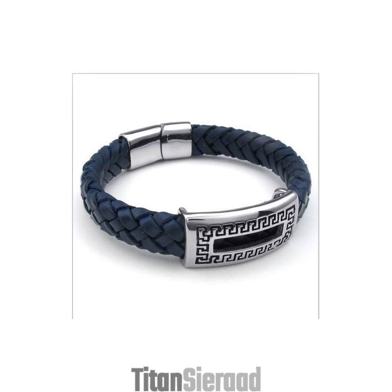 Behendig Ontwerp, Delicate Kleuren, Betrouwbare Kwaliteit Titanium Leren Armband