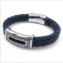 Behendig Ontwerp, Delicate Kleuren, Betrouwbare Kwaliteit Titanium Leren Armband