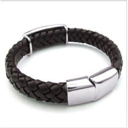 Behendig Ontwerp, Delicate Kleuren, Betrouwbare Kwaliteit Titanium Leren Armband