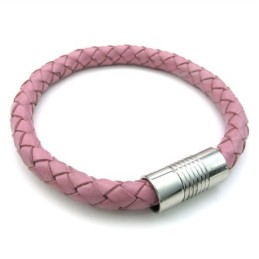 Deft Design Delicate Kleuren Uitstekende Kwaliteit Titanium Leren Bangle