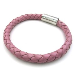 Deft Design Delicate Kleuren Uitstekende Kwaliteit Titanium Leren Bangle