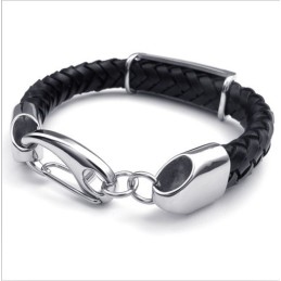 Aantrekkelijk Ontwerp, Delicate Kleuren, Uitstekende Kwaliteit, Titanium Leren Armband