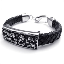 Behendig Ontwerp, Delicate Kleuren, Betrouwbare Kwaliteit Titanium Leren Armband