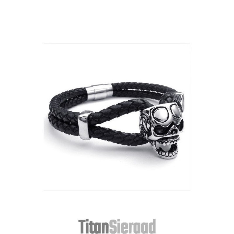 Aantrekkelijk Ontwerp, Delicate Kleuren, Uitstekende Kwaliteit Titanium Leren Armband Aantrekkelijk Ontwerp, Delicate Kleuren, Uitstekende Kwaliteit Titanium Leren Armband