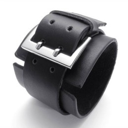 Vakkundige Vervaardiging Delicate Kleuren Betrouwbare Kwaliteit Titanium Leren Armband