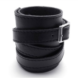 Fijn Bewerkte, Delicate Kleuren, Betrouwbare Kwaliteit Titanium Leren Armband