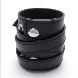 Fijn Bewerkte, Delicate Kleuren, Betrouwbare Kwaliteit Titanium Leren Armband
