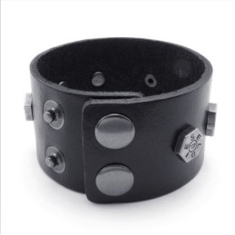 Aantrekkelijk Ontwerp, Delicate Kleuren, Betrouwbare Kwaliteit Titanium Leren Armband