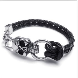 Behendig Ontwerp, Delicate Kleuren, Stabiele Kwaliteit Titanium Leren Armband