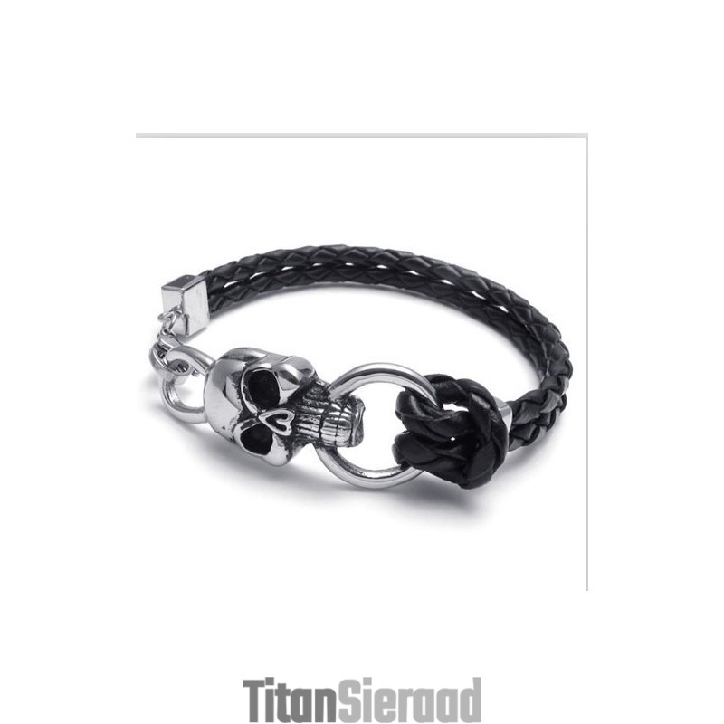 Behendig Ontwerp, Delicate Kleuren, Stabiele Kwaliteit Titanium Leren Armband Behendig Ontwerp, Delicate Kleuren, Stabiele Kwaliteit Titanium Leren Armband