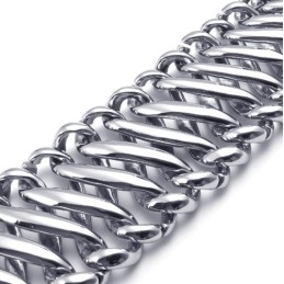 Elegante Vorm, Kleur, Briljantie, Betrouwbare Kwaliteit Titanium Armband