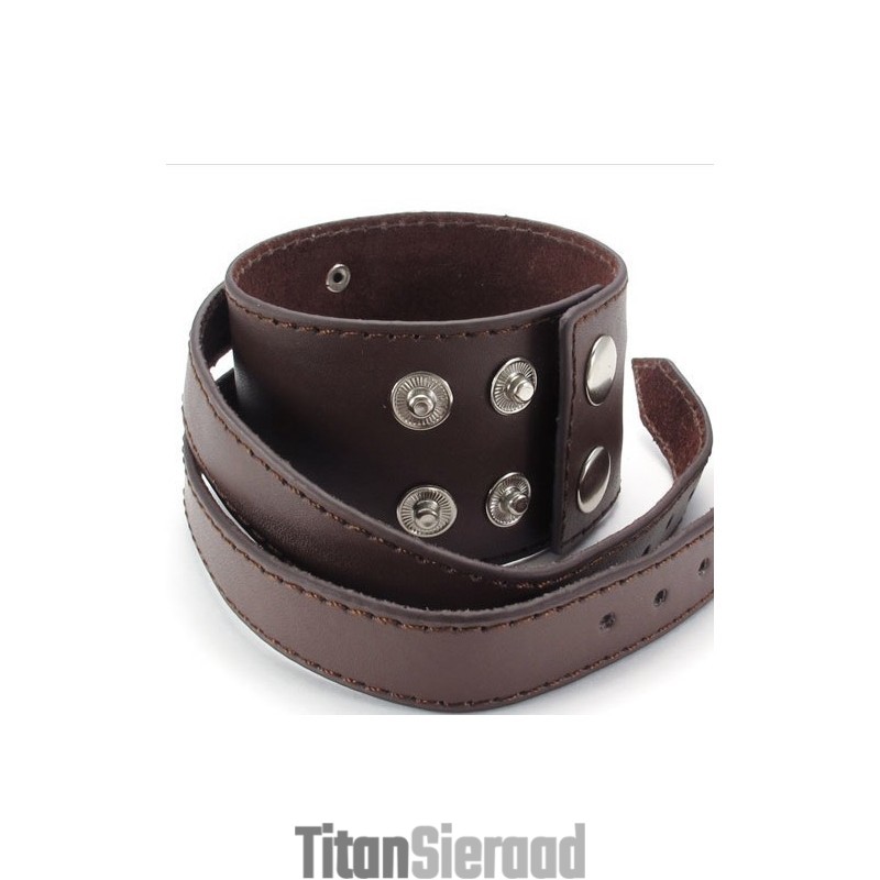 Vakkundige Vervaardiging Delicate Kleuren Betrouwbare Kwaliteit Titanium Leren Armband Vakkundige Vervaardiging Delicate Kleuren Betrouwbare Kwaliteit Titanium Leren Armband