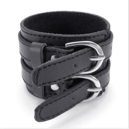 Vakkundige Vervaardiging Delicate Kleuren Betrouwbare Kwaliteit Titanium Leren Armband