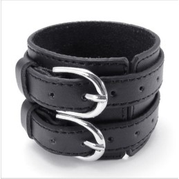 Vakkundige Vervaardiging Delicate Kleuren Betrouwbare Kwaliteit Titanium Leren Armband