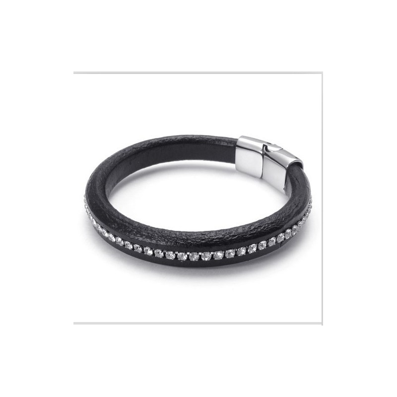 Behendig Ontwerp, Delicate Kleuren, Stabiele Kwaliteit Titanium Leren Armband