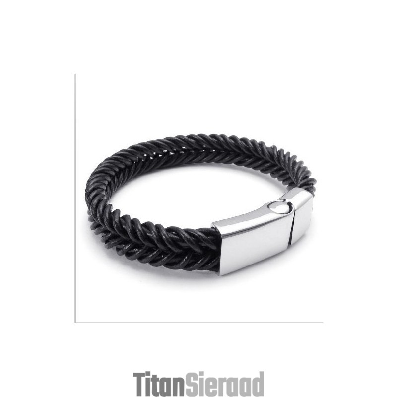 Behendig Ontwerp, Delicate Kleuren, Stabiele Kwaliteit Titanium Leren Armband Behendig Ontwerp, Delicate Kleuren, Stabiele Kwaliteit Titanium Leren Armband