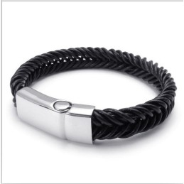 Behendig Ontwerp, Delicate Kleuren, Stabiele Kwaliteit Titanium Leren Armband