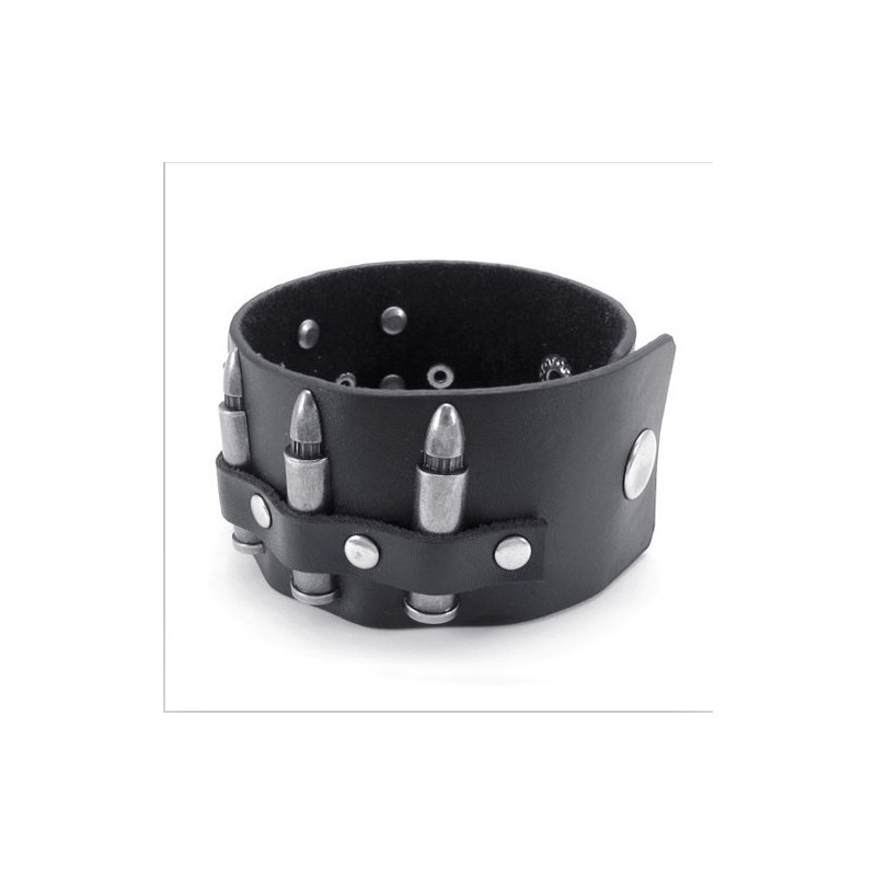 Vakkundige Vervaardiging Delicate Kleuren Betrouwbare Kwaliteit Titanium Leren Armband