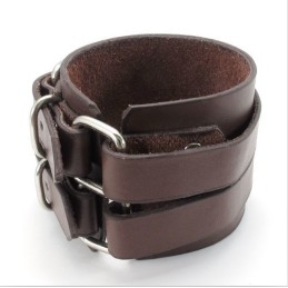 Vakkundige Vervaardiging Delicate Kleuren Betrouwbare Kwaliteit Titanium Leren Armband
