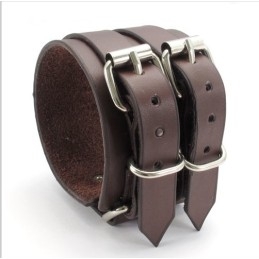 Vakkundige Vervaardiging Delicate Kleuren Betrouwbare Kwaliteit Titanium Leren Armband